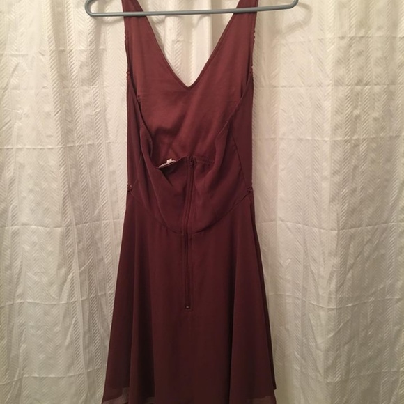 EUC-Charlotte Russe beautiful burgandy dress-Small - Picture 6 of 6